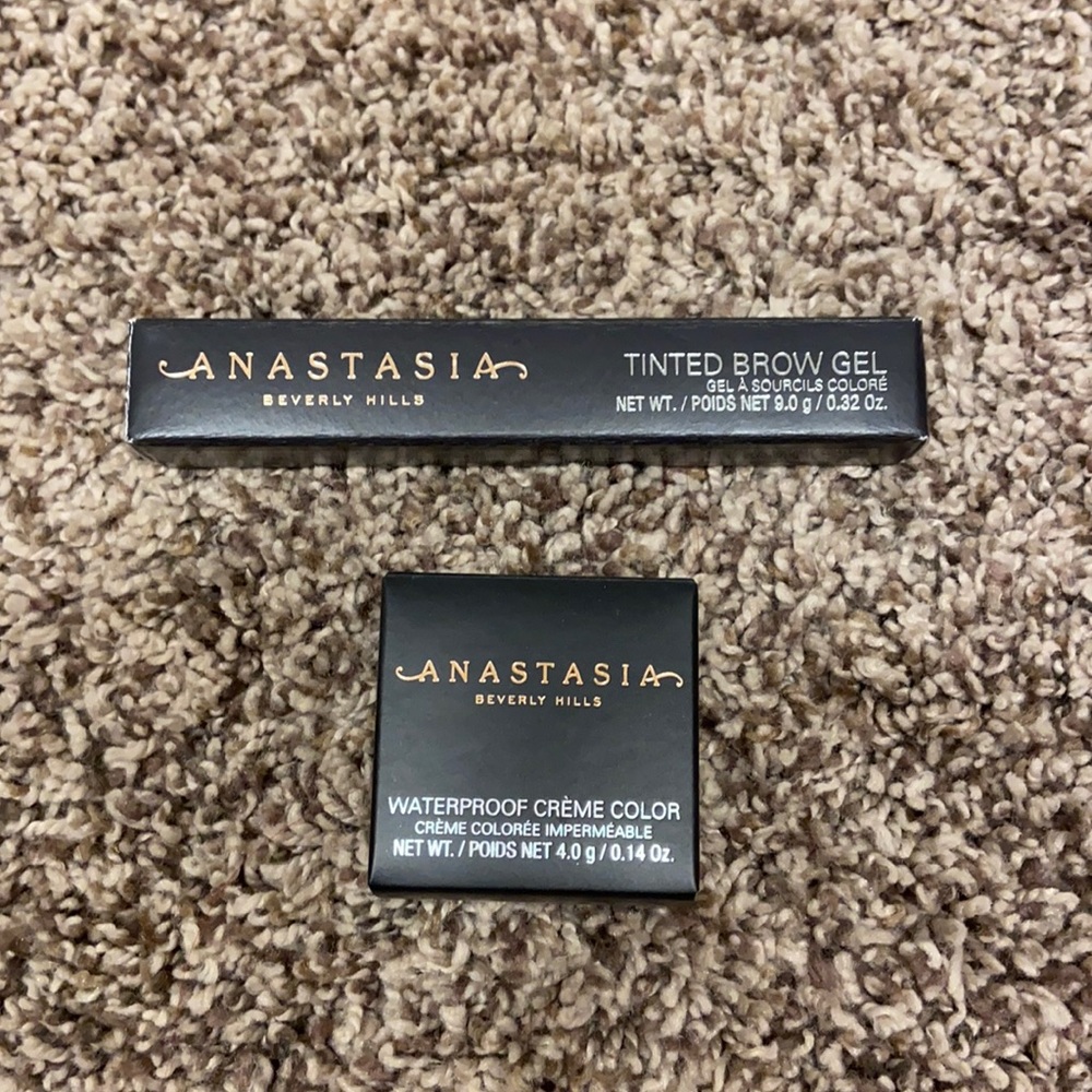 NWT ABH tinted brow gel and crepe color